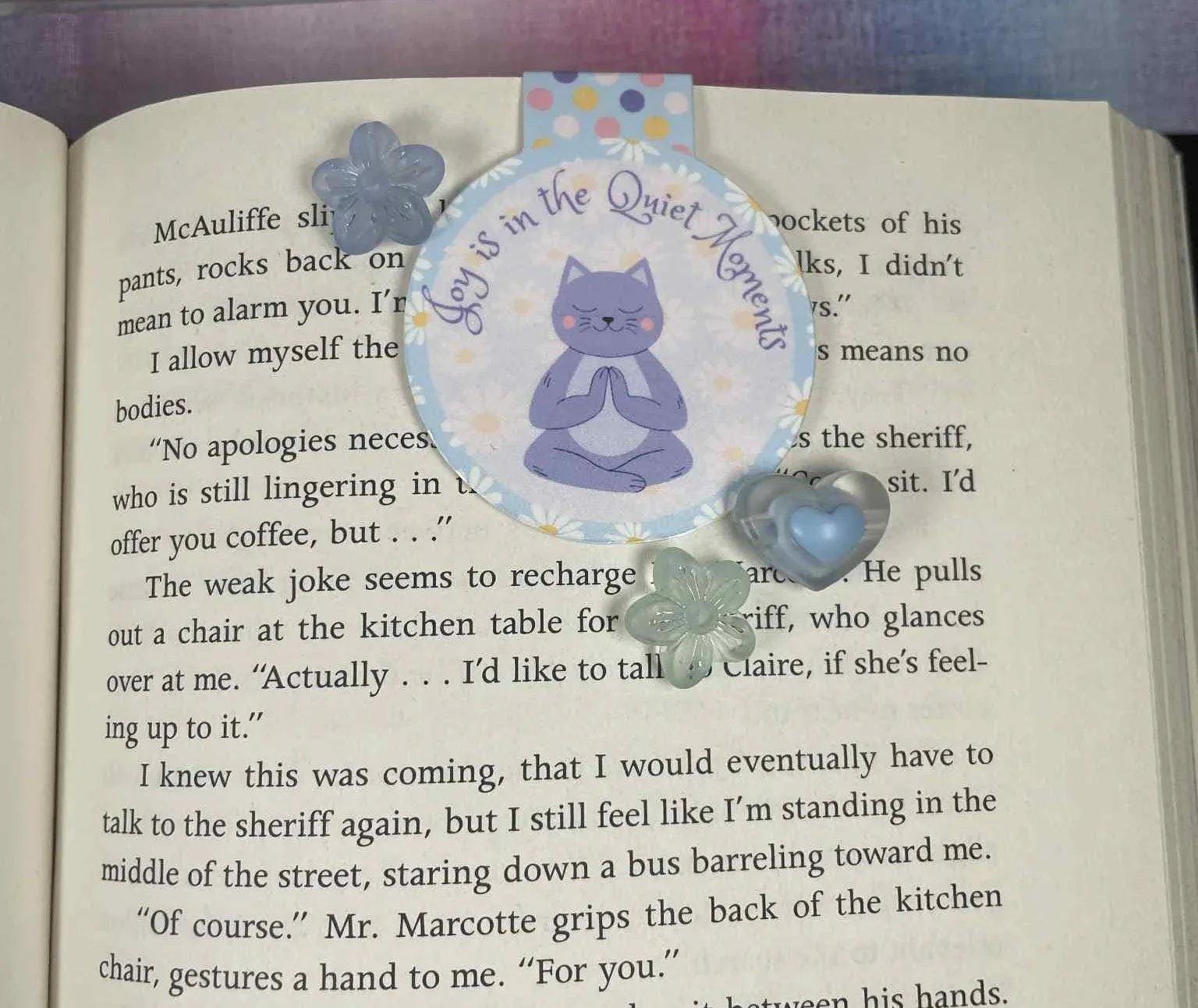 Zen &amp; Joy Magnetic Bookmark - Autumnmist Boutique