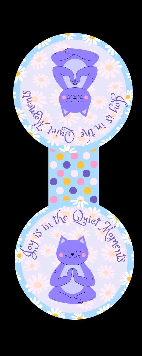 Zen &amp; Joy Magnetic Bookmark - Autumnmist Boutique