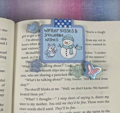 Frosty Friends Magnetic Bookmark - Autumnmist Boutique