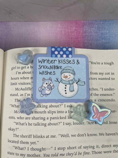 Frosty Friends Magnetic Bookmark - Autumnmist Boutique
