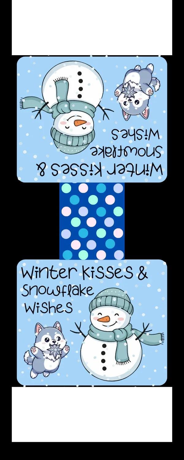 Frosty Friends Magnetic Bookmark - Autumnmist Boutique