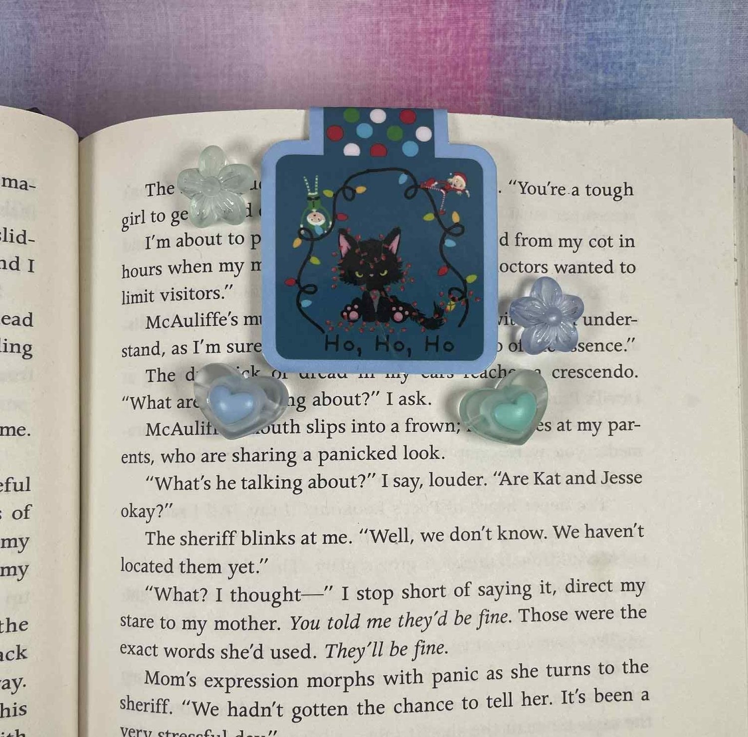 Tangled Tidings Holiday Magnetic Bookmark - Autumnmist Boutique