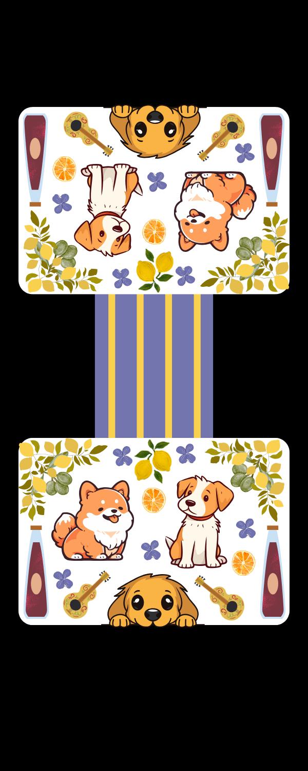 Italian Fun Dogs Magnetic Bookmark Autumnmist Boutique