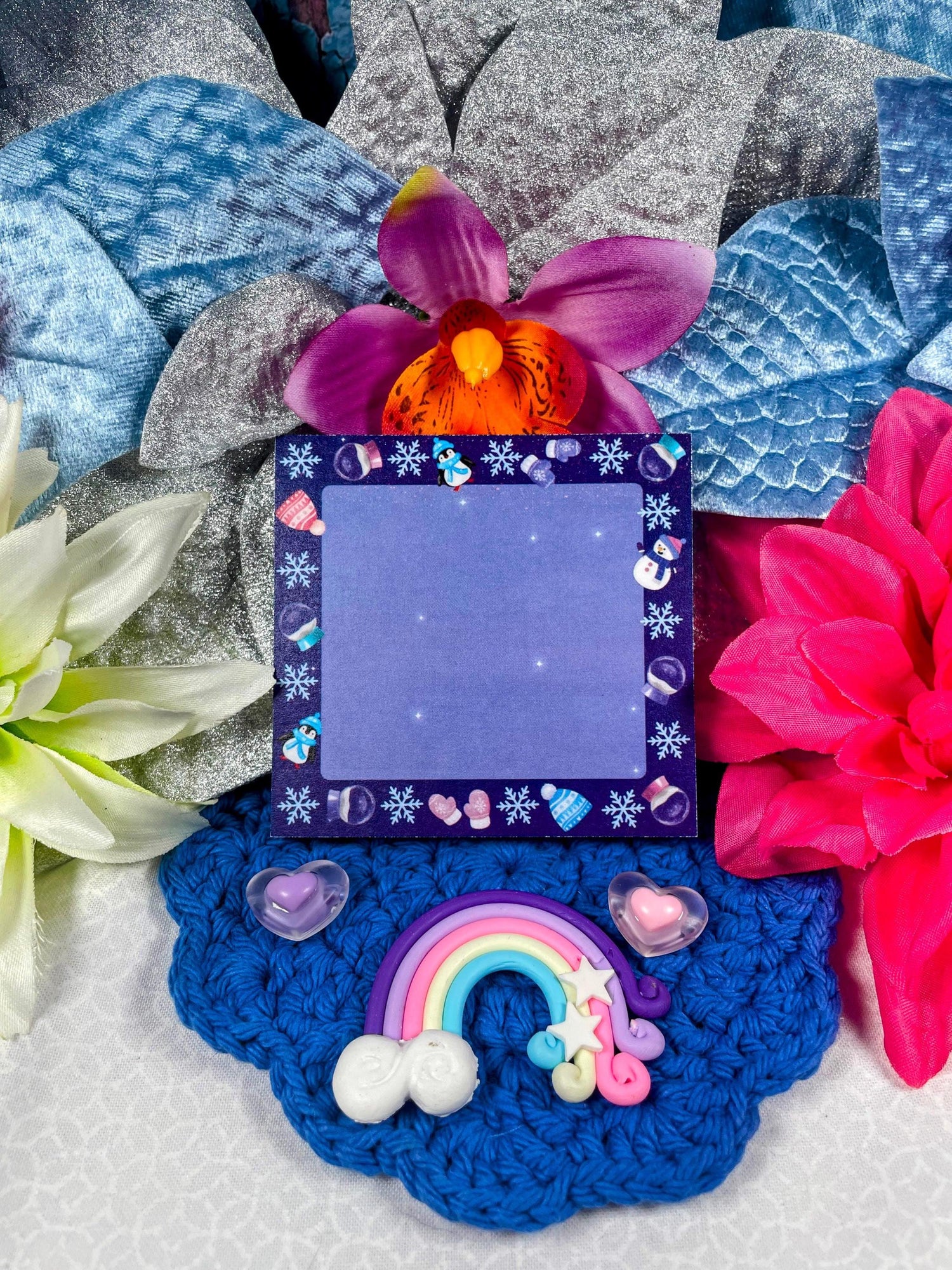 Winter Whimsy Sticky Notes 3&amp;quot; x 3&amp;quot; - Autumnmist Boutique