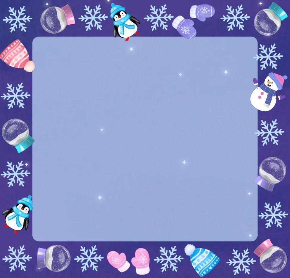 Winter Whimsy Sticky Notes 3&amp;quot; x 3&amp;quot; - Autumnmist Boutique