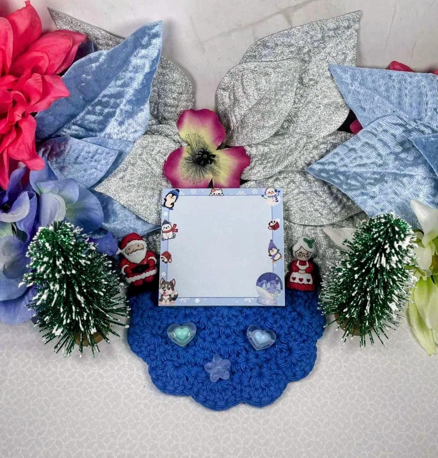 Winter Whimsy Sticky Notes 3&amp;quot; x 3&amp;quot; - Autumnmist Boutique