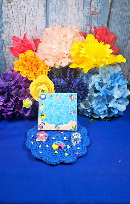 Summer Time Splash Sticky Notes 3&amp;quot; x 3&amp;quot; Autumnmist Boutique