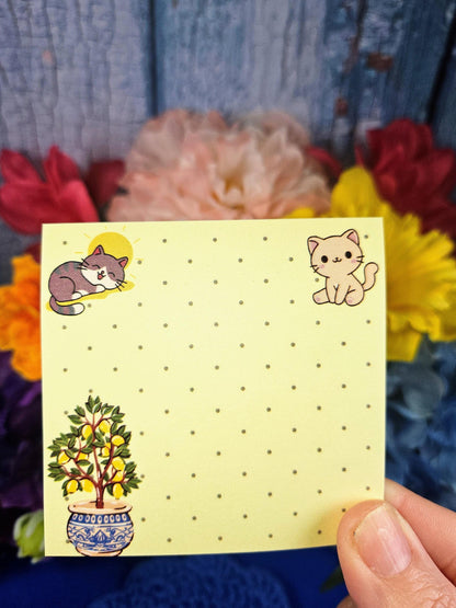 Lemon Tree Sticky Notes 3&amp;quot; x 3&amp;quot; Autumnmist Boutique