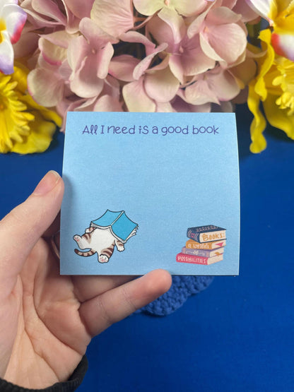 Good Book Sticky Notes 3&amp;quot; x 3&amp;quot; - Autumnmist Boutique