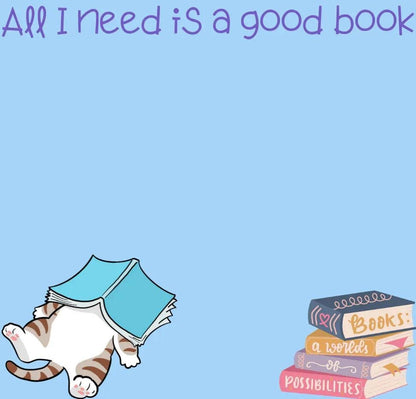 Good Book Sticky Notes 3&amp;quot; x 3&amp;quot; - Autumnmist Boutique