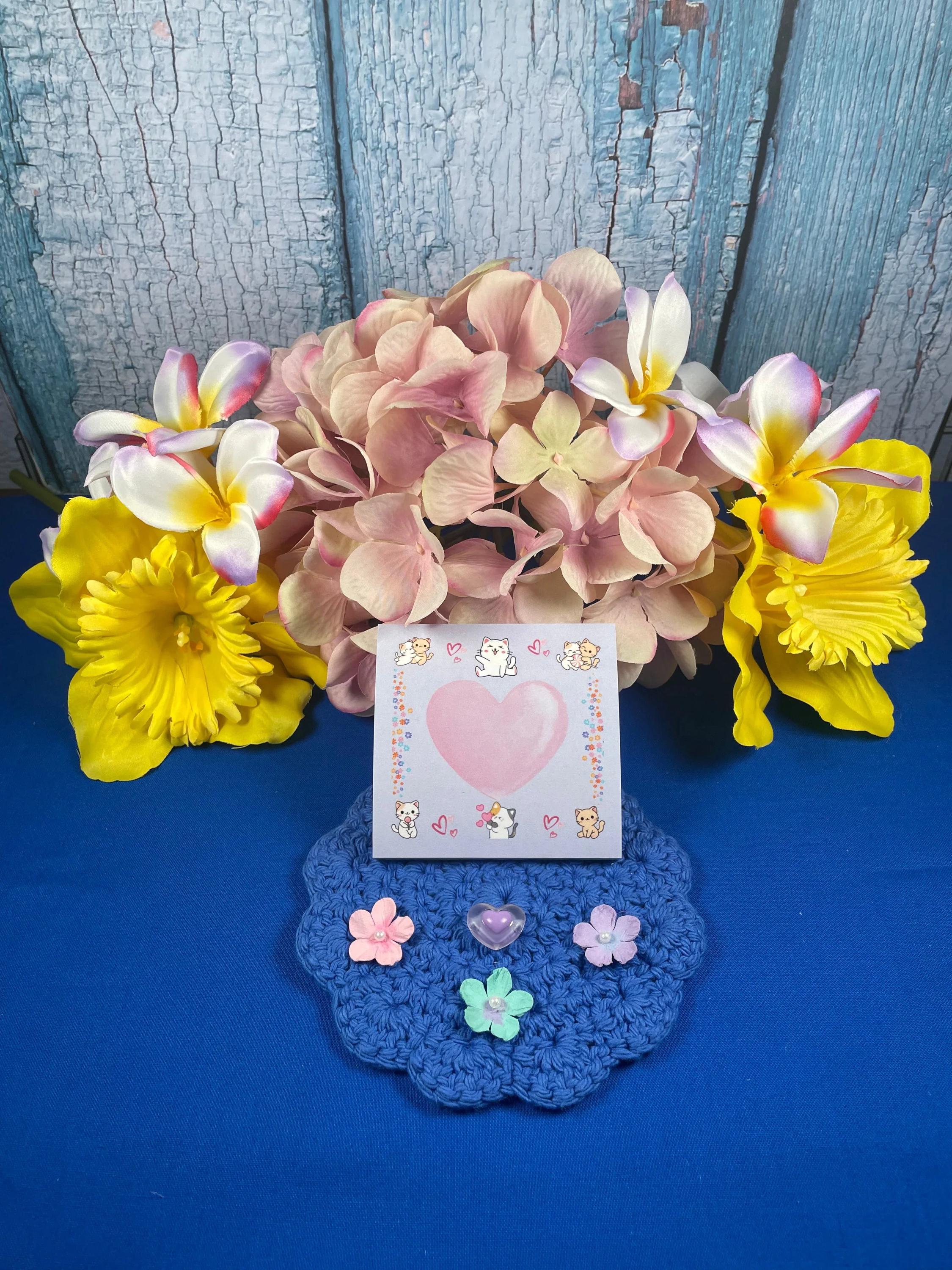 Sweet Paws Parade Sticky Notes 3&amp;quot; x 3&amp;quot; - Autumnmist Boutique