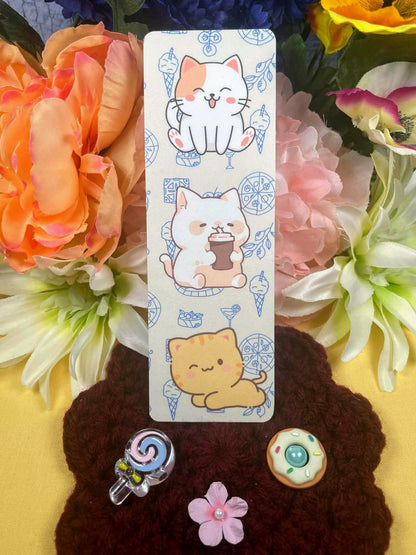Italian Cat Holiday Laminated Bookmark Autumnmist Boutique