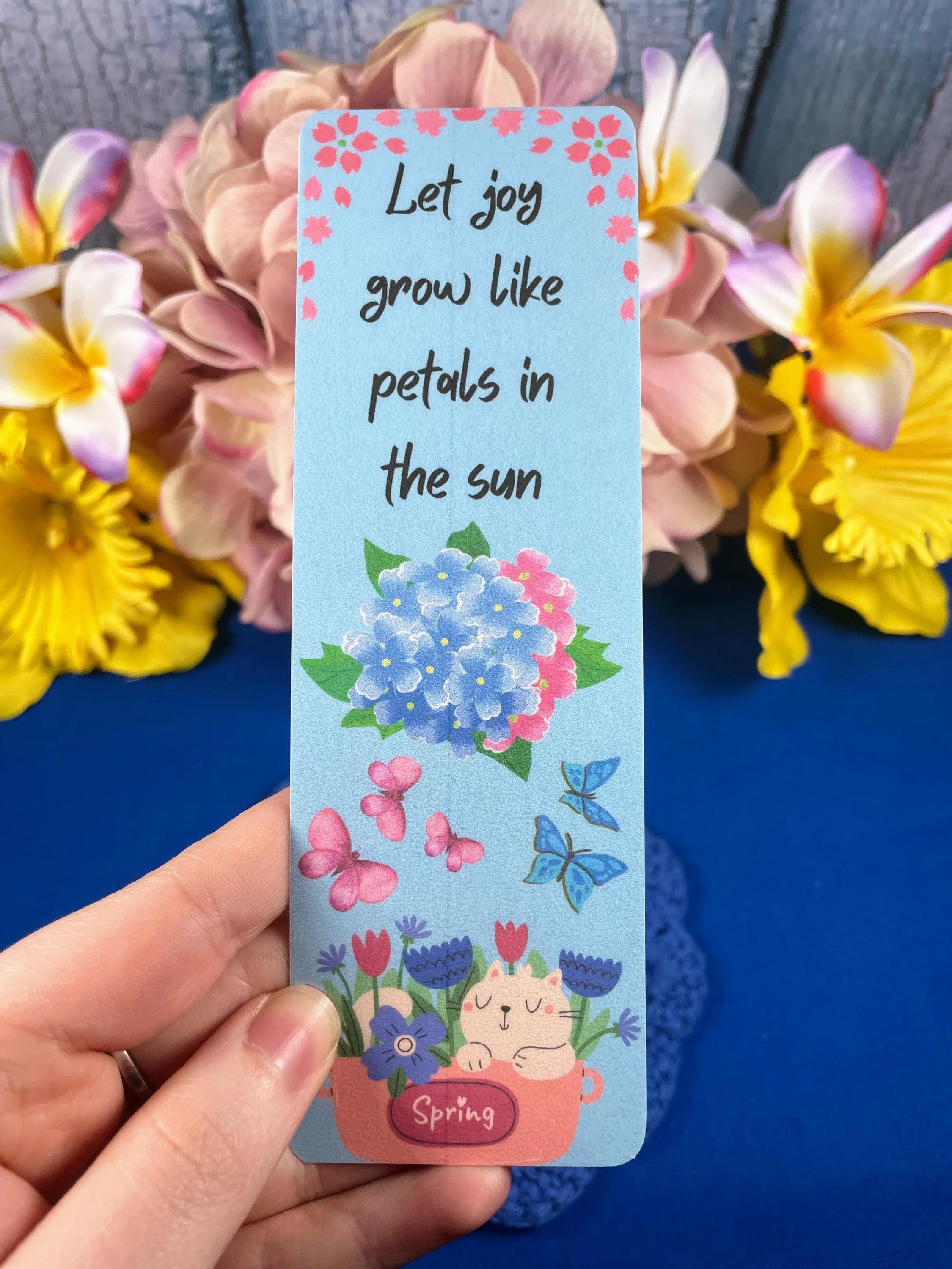 Let Joy Grow Laminated Bookmark - Autumnmist Boutique