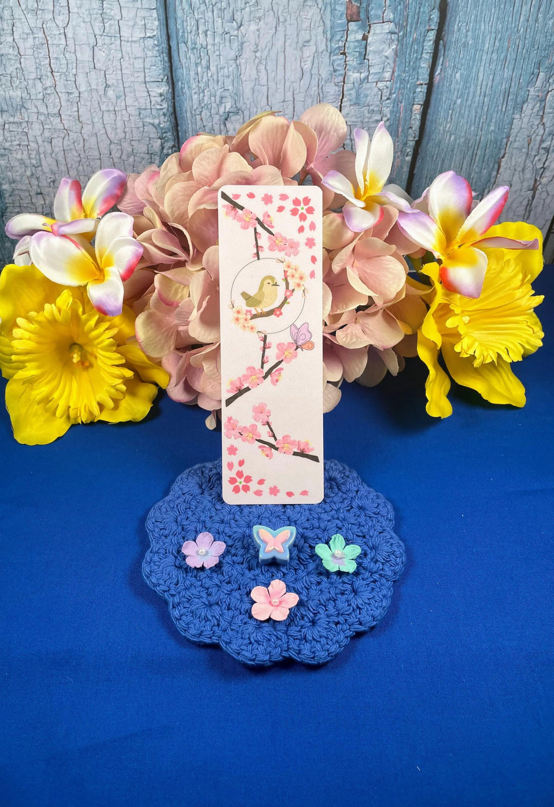 Blossom &amp; Breeze Laminated Bookmark - Autumnmist Boutique