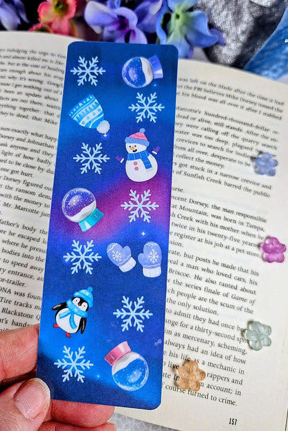 Winter Whimsy Laminated Bookmark - Autumnmist Boutique