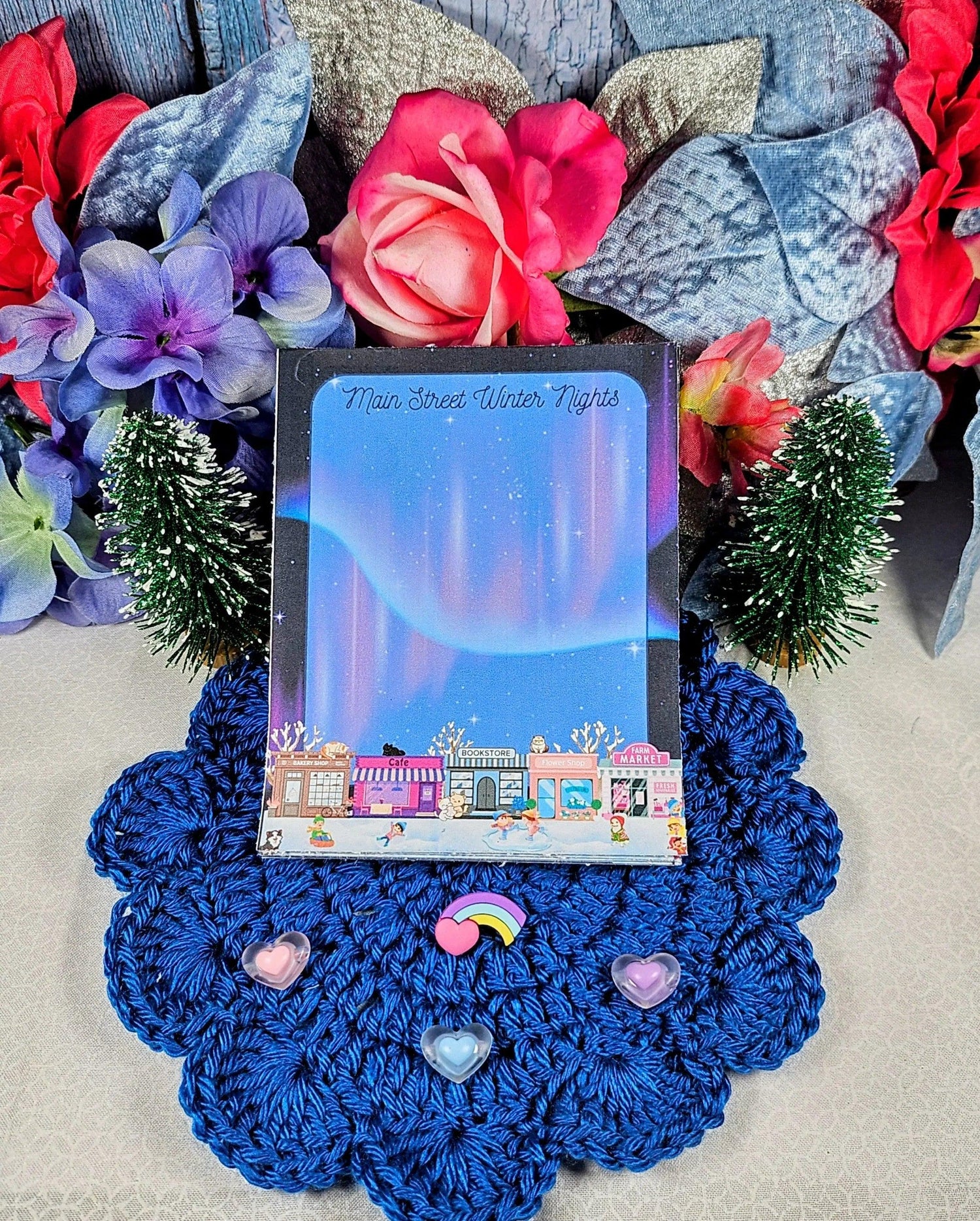 Main Street Winter Lights Edition Notepad 4.25&amp;quot; x 5.5&amp;quot; - Autumnmist Boutique