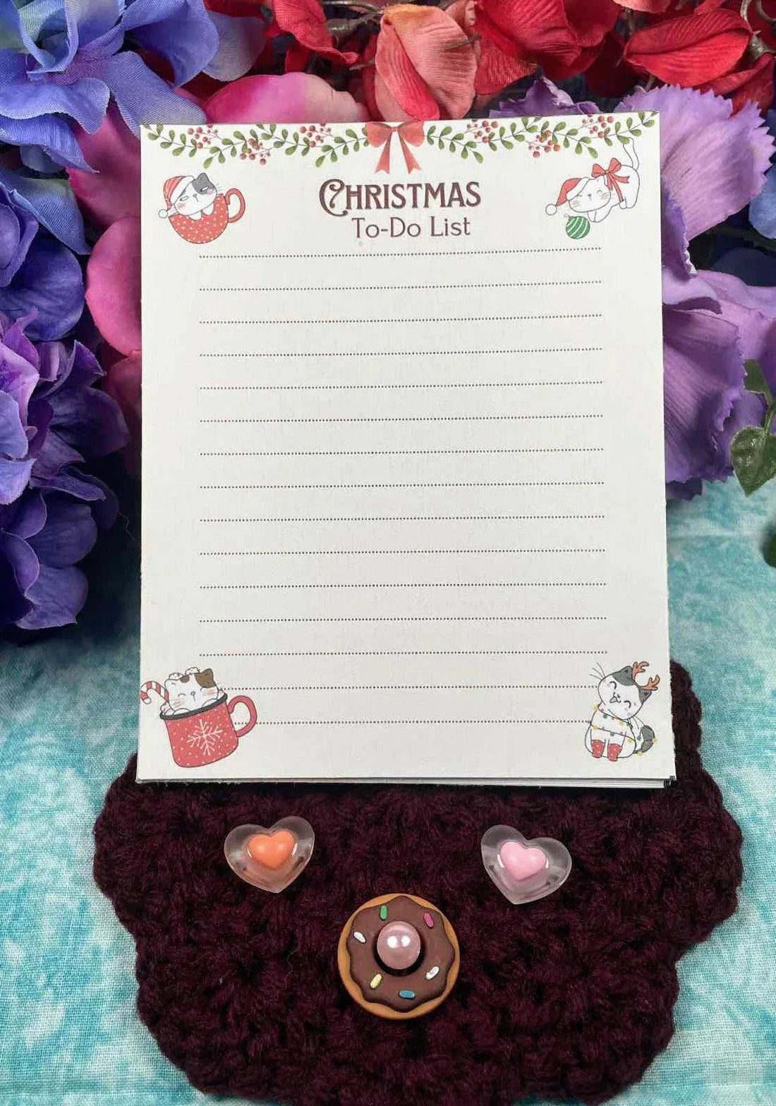 Mugs &amp; Mittens To-Do List Notepad 4.25&amp;quot; x 5.5&amp;quot; - Autumnmist Boutique