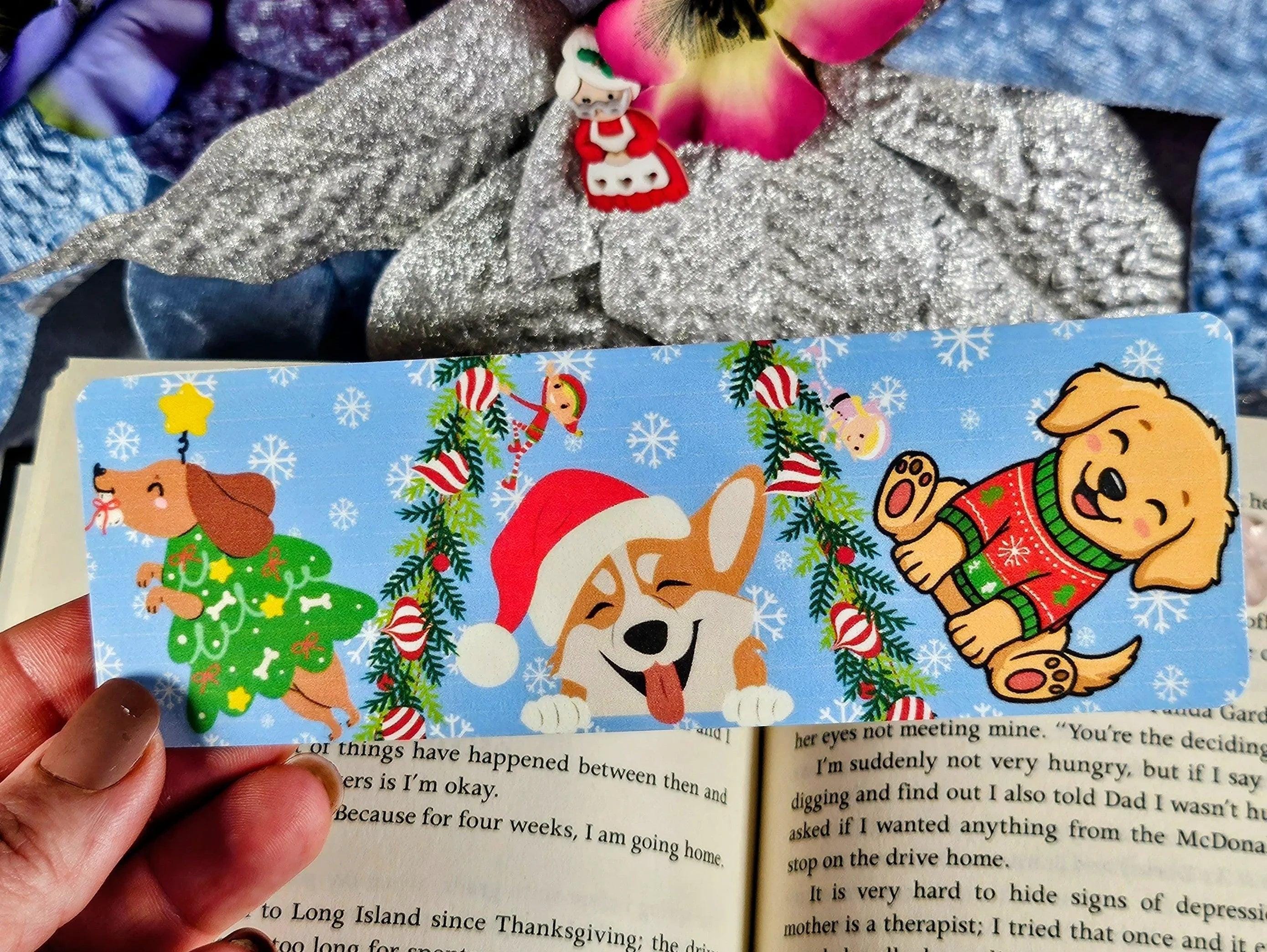 Santa’s Little Barkers Laminated Bookmark - Autumnmist Boutique