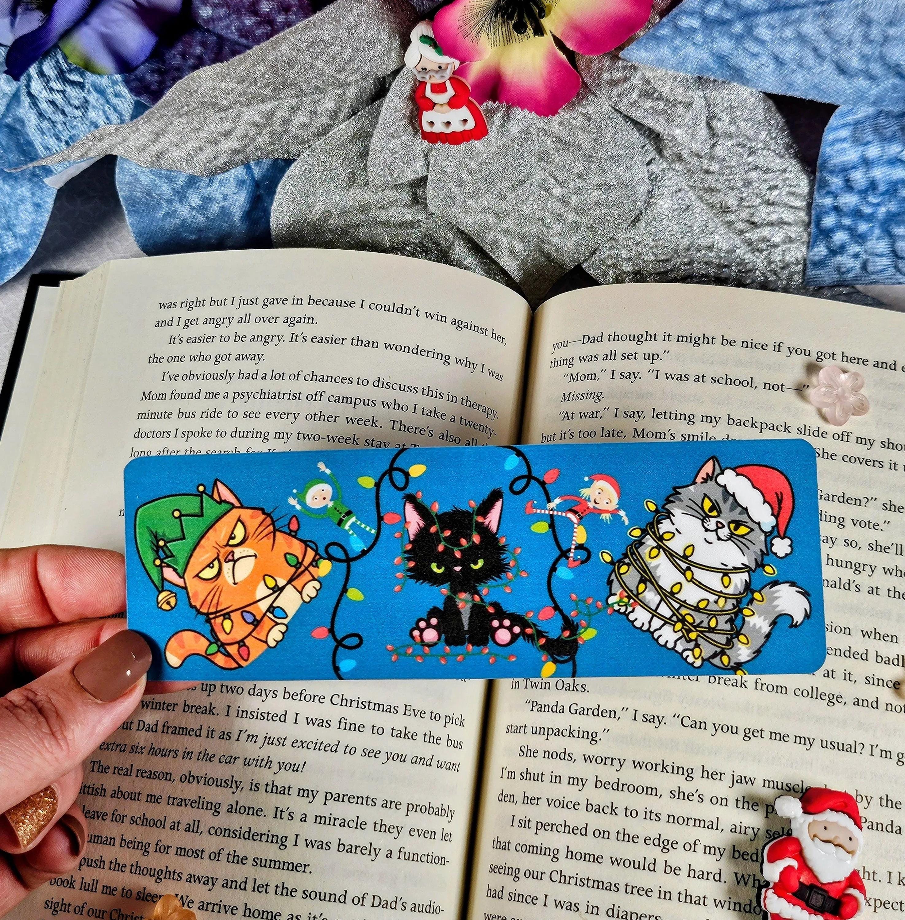 Tangled in Cheer Laminated Bookmark - Autumnmist Boutique
