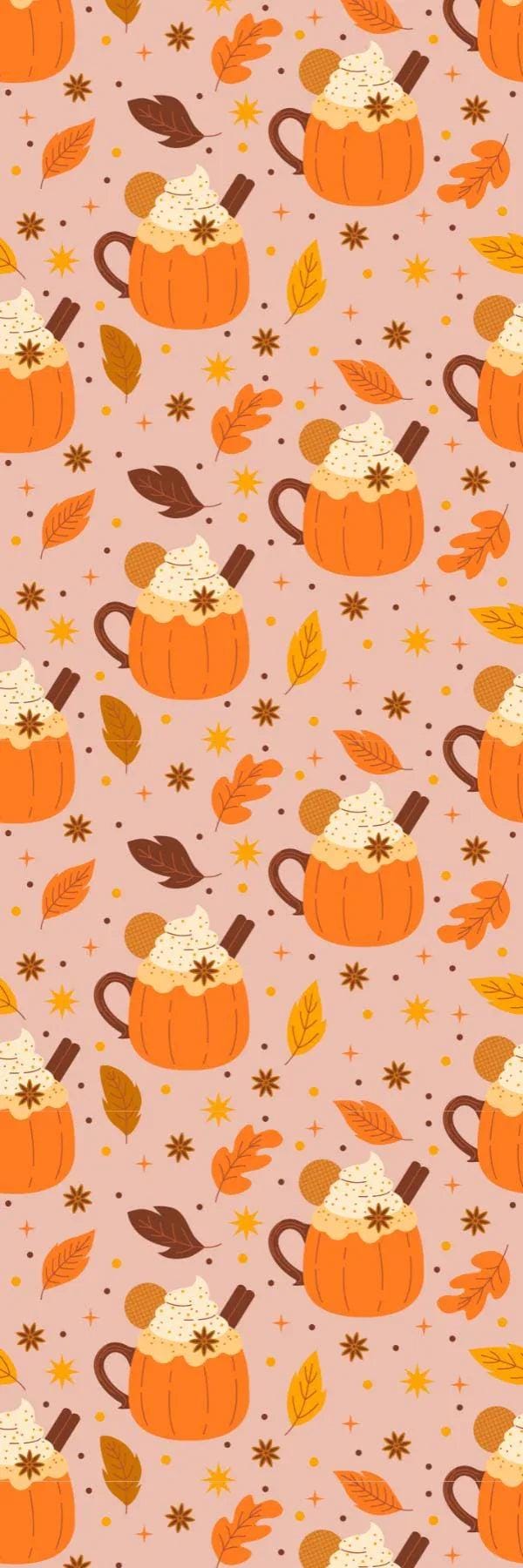 Pumpkin Spice Laminated Bookmark - Autumnmist Boutique