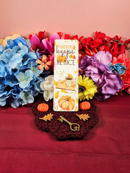 Pumpkin Nice Laminated Bookmark - Autumnmist Boutique