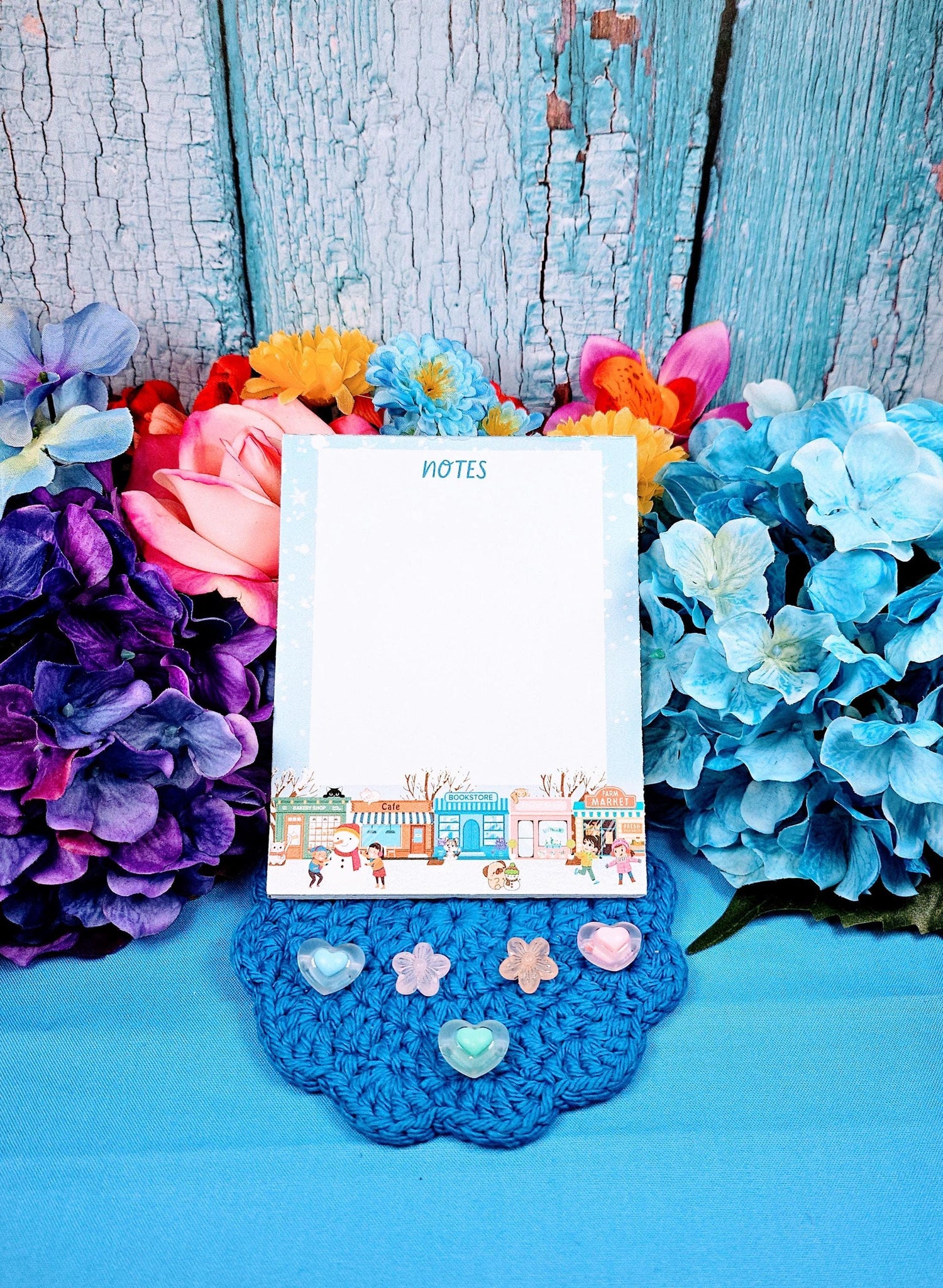 Main Street Winter Edition Notepad 4.25&amp;quot; x 5.5&amp;quot; - Autumnmist Boutique