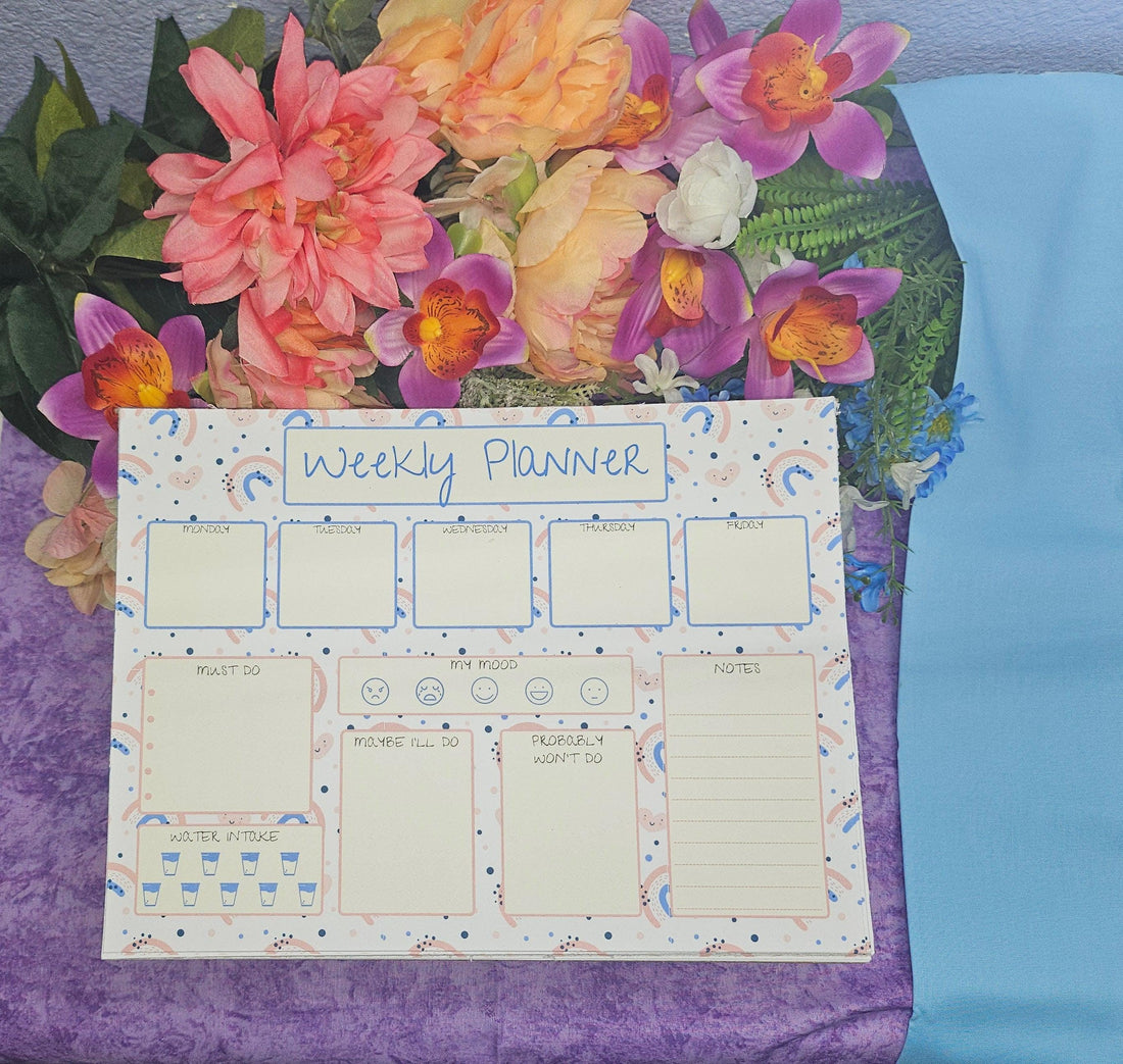 Mood &amp; Magic Weekly Notepad 8.5&amp;quot; x 11&amp;quot; - Autumnmist Boutique