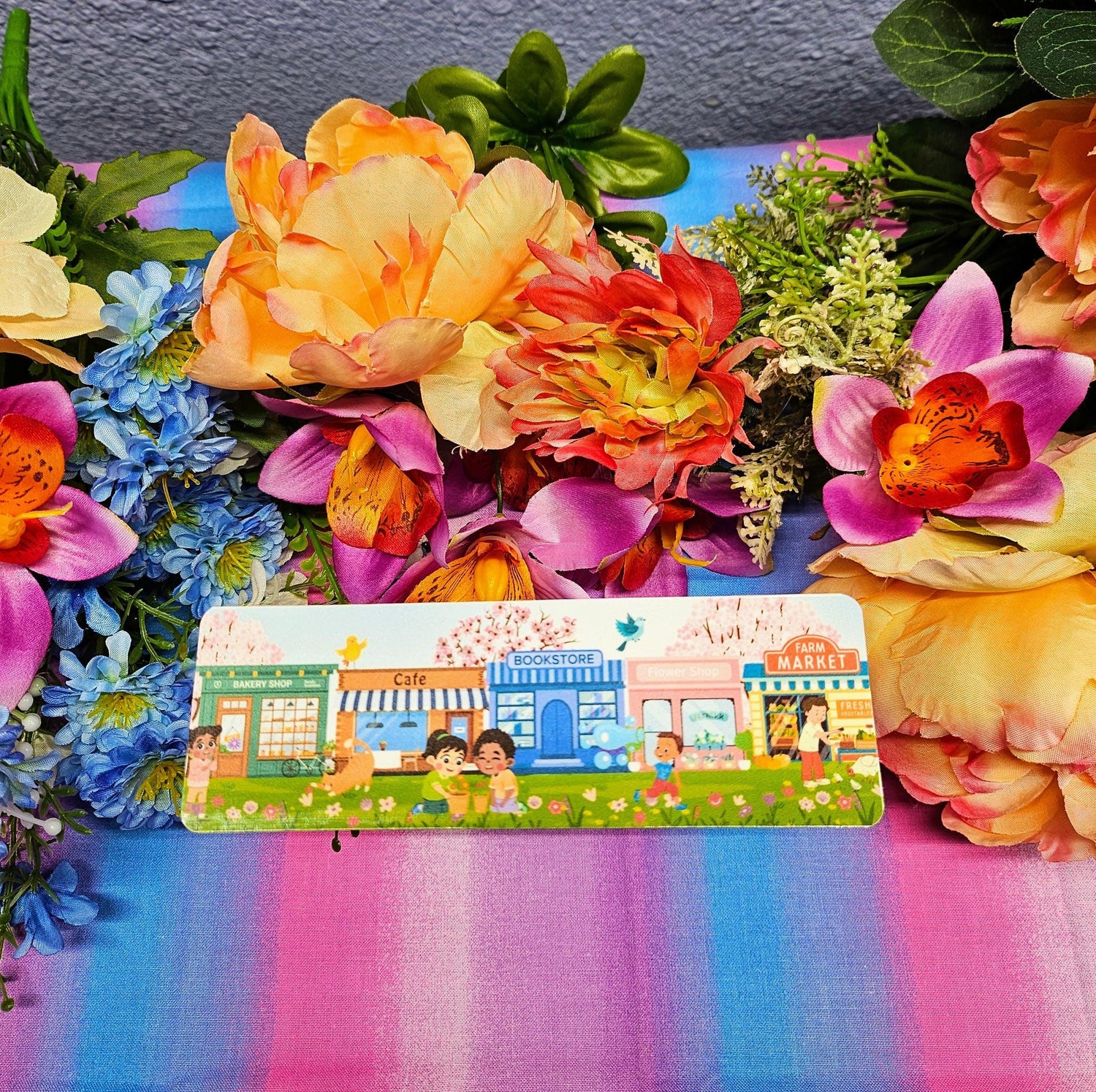 Main Street: Spring Edition Laminated Bookmark - Autumnmist Boutique