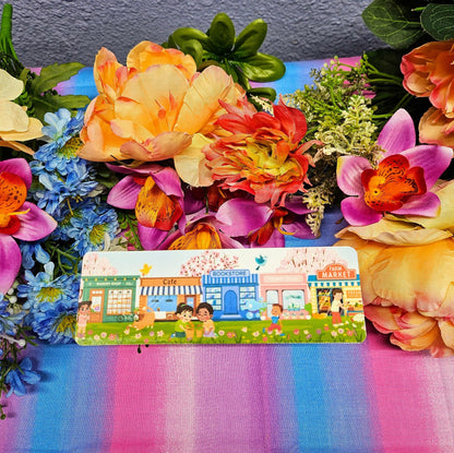 Main Street: Spring Edition Laminated Bookmark - Autumnmist Boutique