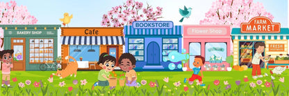Main Street: Spring Edition Laminated Bookmark - Autumnmist Boutique