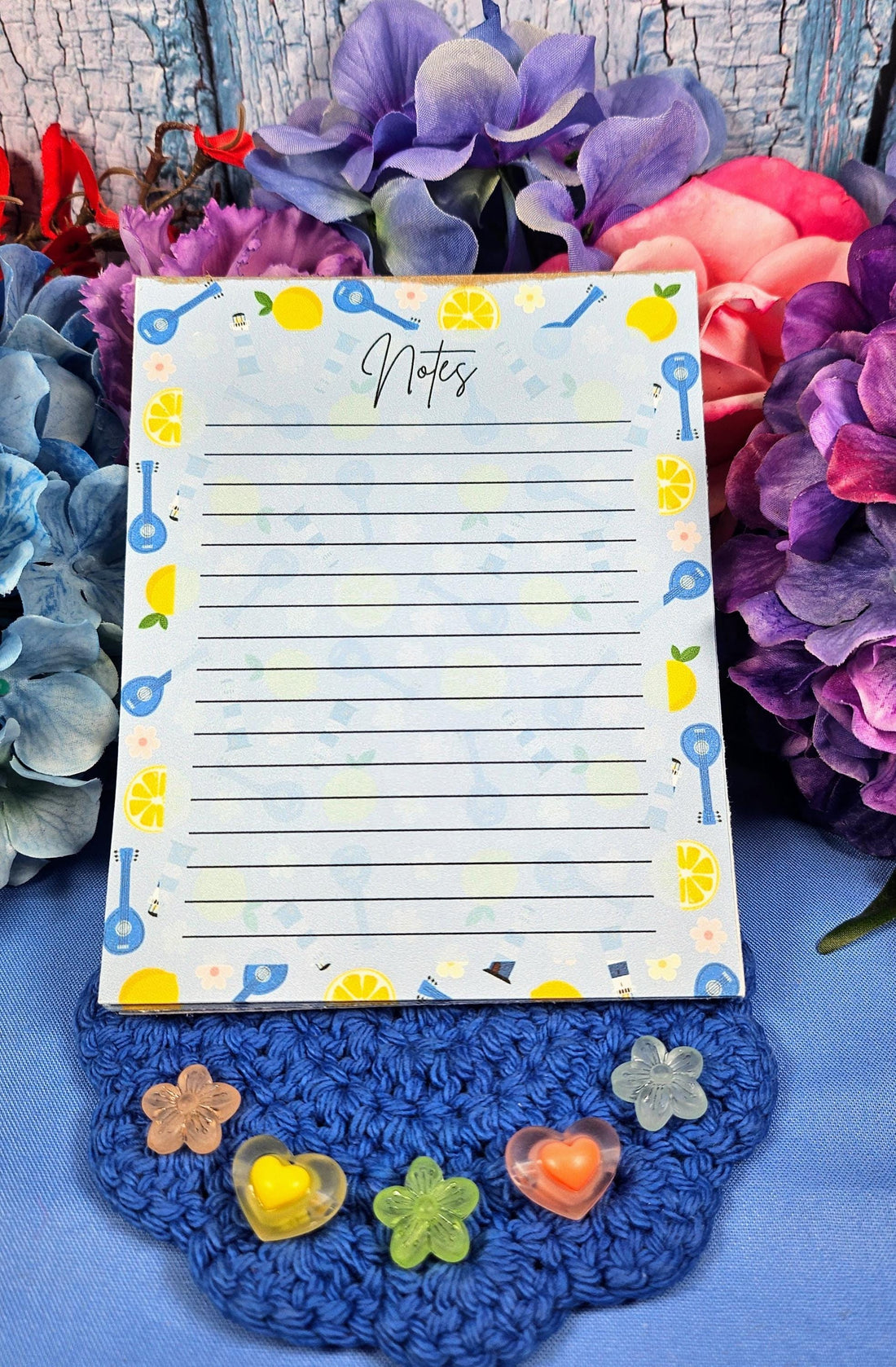 Greek Summer Notepad 4.25&amp;quot; x 5.5&amp;quot; - Autumnmist Boutique