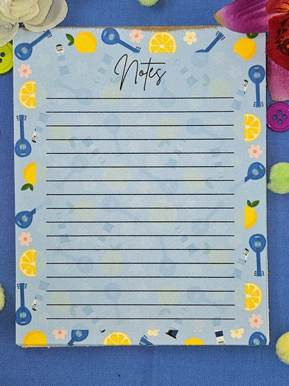 Greek Summer Notepad 4.25&amp;quot; x 5.5&amp;quot; - Autumnmist Boutique