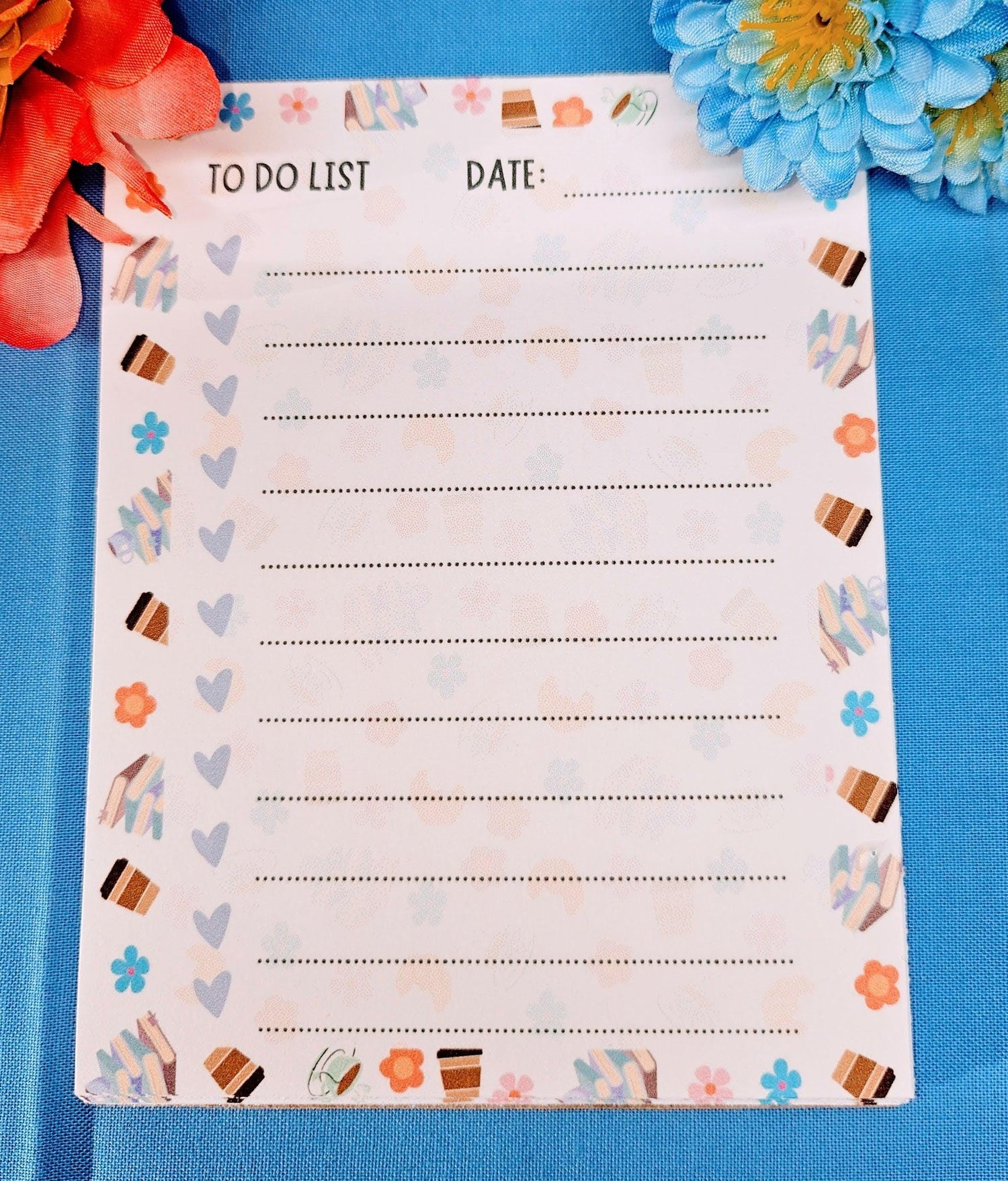 Cat Café To-Do Notepad 4.25&amp;quot; x 5.5&amp;quot; - Autumnmist Boutique
