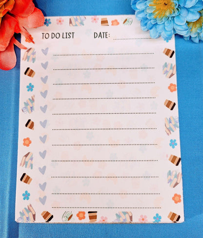Cat Café To-Do Notepad 4.25&amp;quot; x 5.5&amp;quot; - Autumnmist Boutique