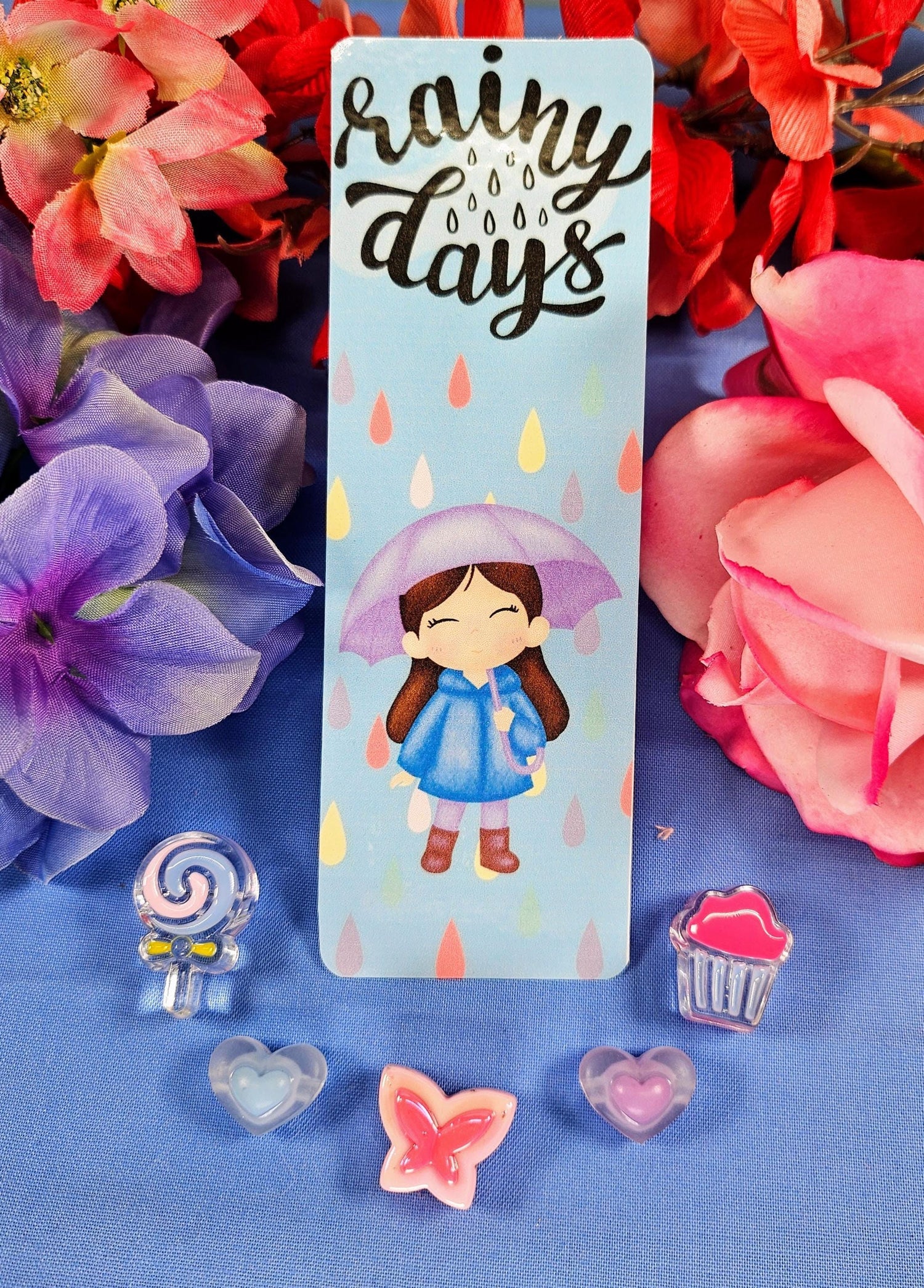 Rainy Days Laminated Bookmark - Autumnmist Boutique