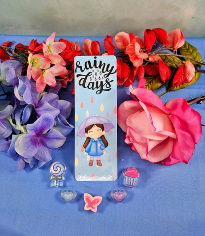 Rainy Days Laminated Bookmark - Autumnmist Boutique