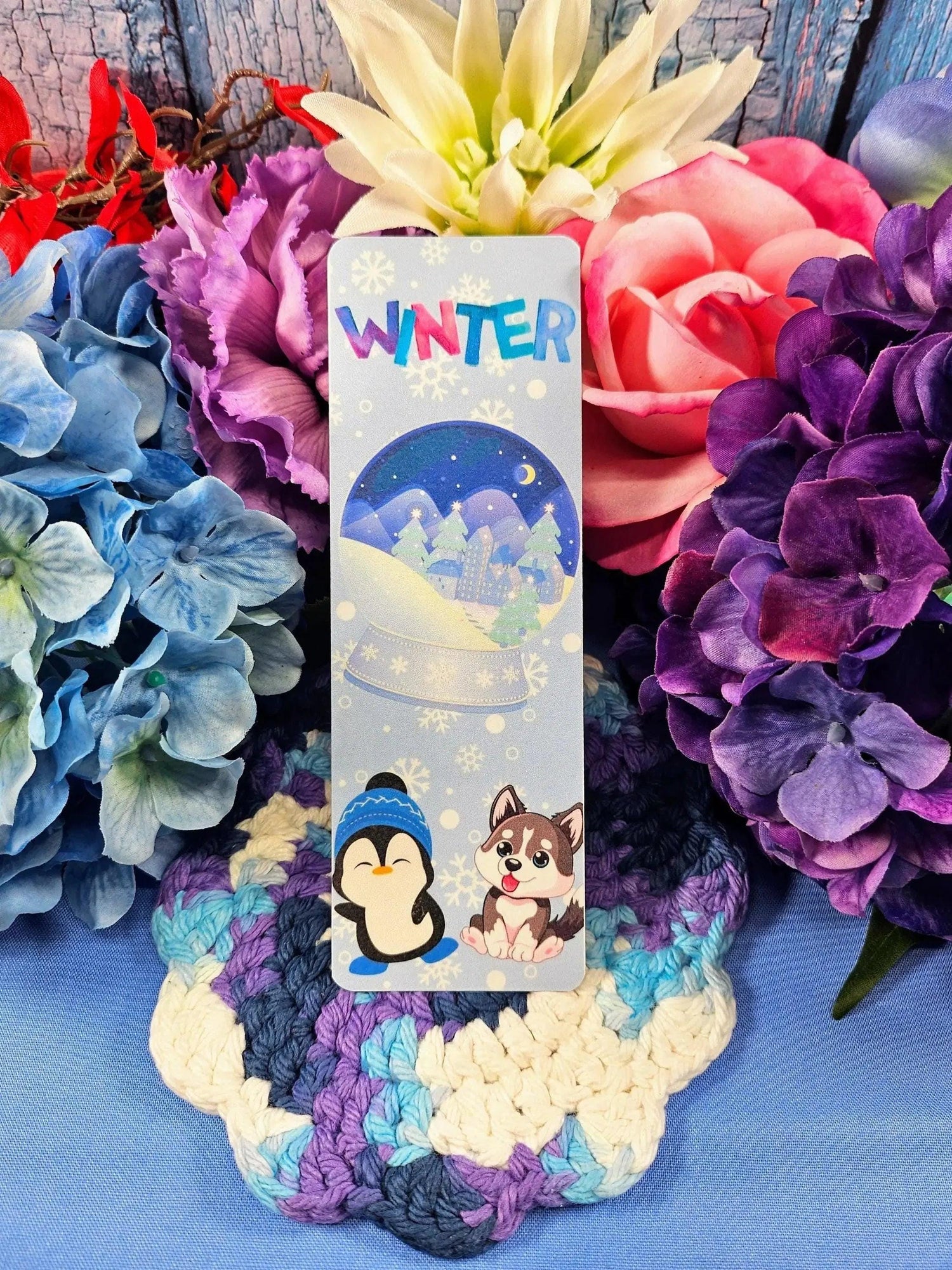 Winter Whimsy Laminated Bookmark - Autumnmist Boutique