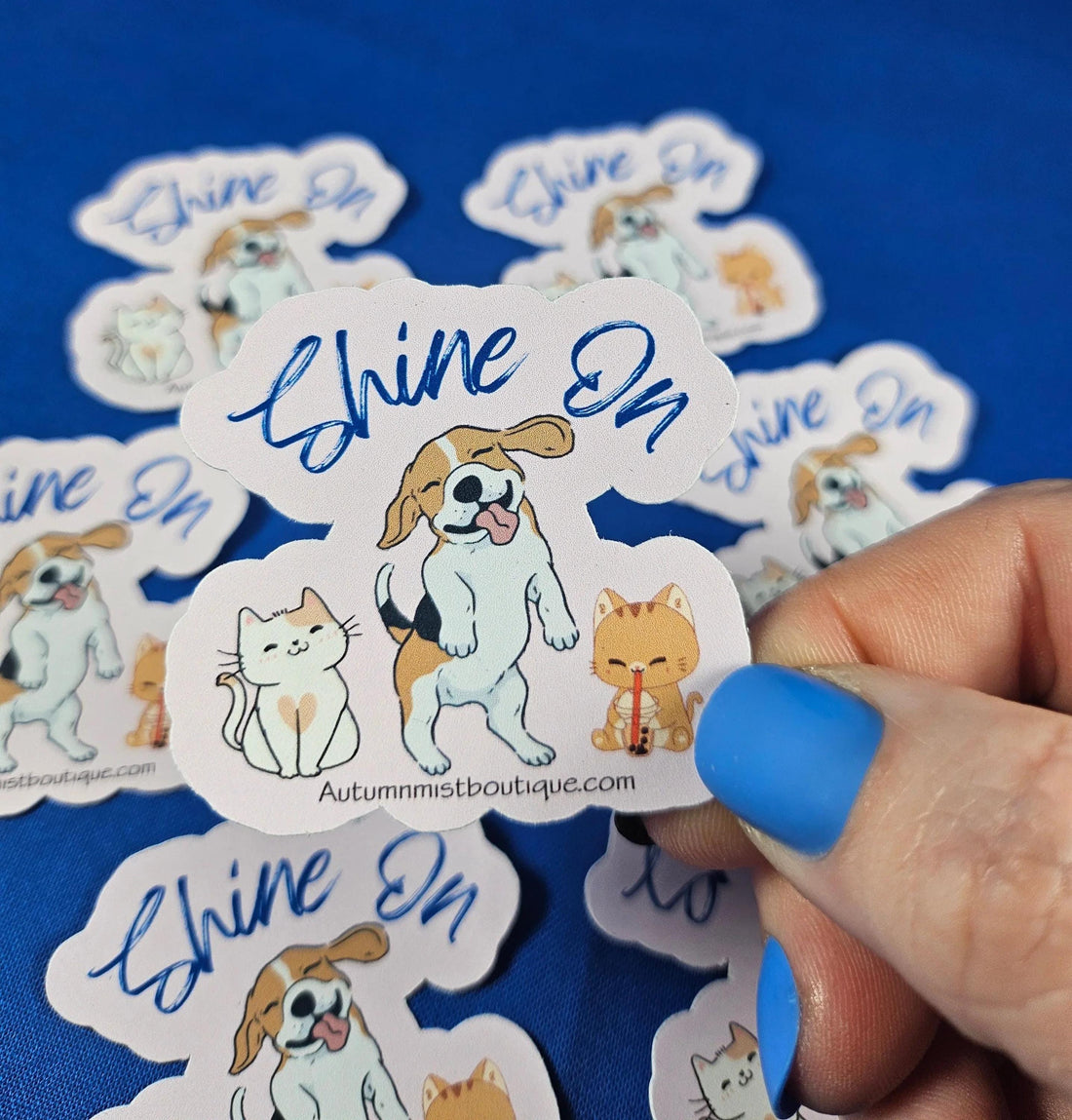 Shine On Dancing Friends Vinyl Sticker - Autumnmist Boutique