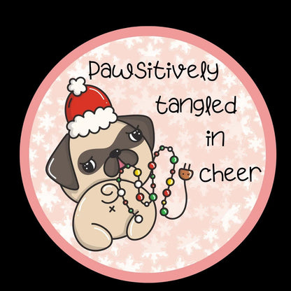 Pawsitively Tangled Vinyl Sticker - Autumnmist Boutique