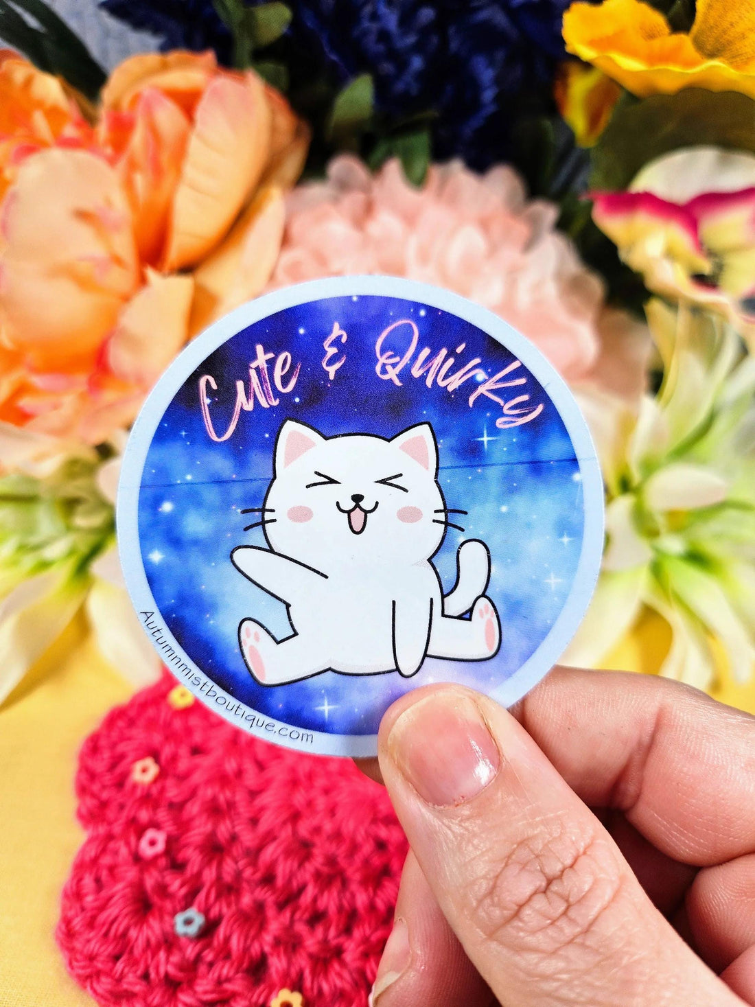 Cute and Quirky Vinyl Sticker - Autumnmist Boutique