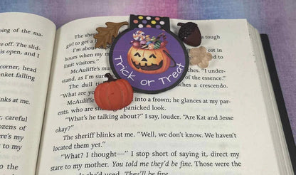 Trick or Treat Magnetic Bookmark - Autumnmist Boutique