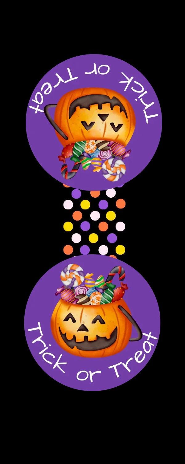 Trick or Treat Magnetic Bookmark - Autumnmist Boutique