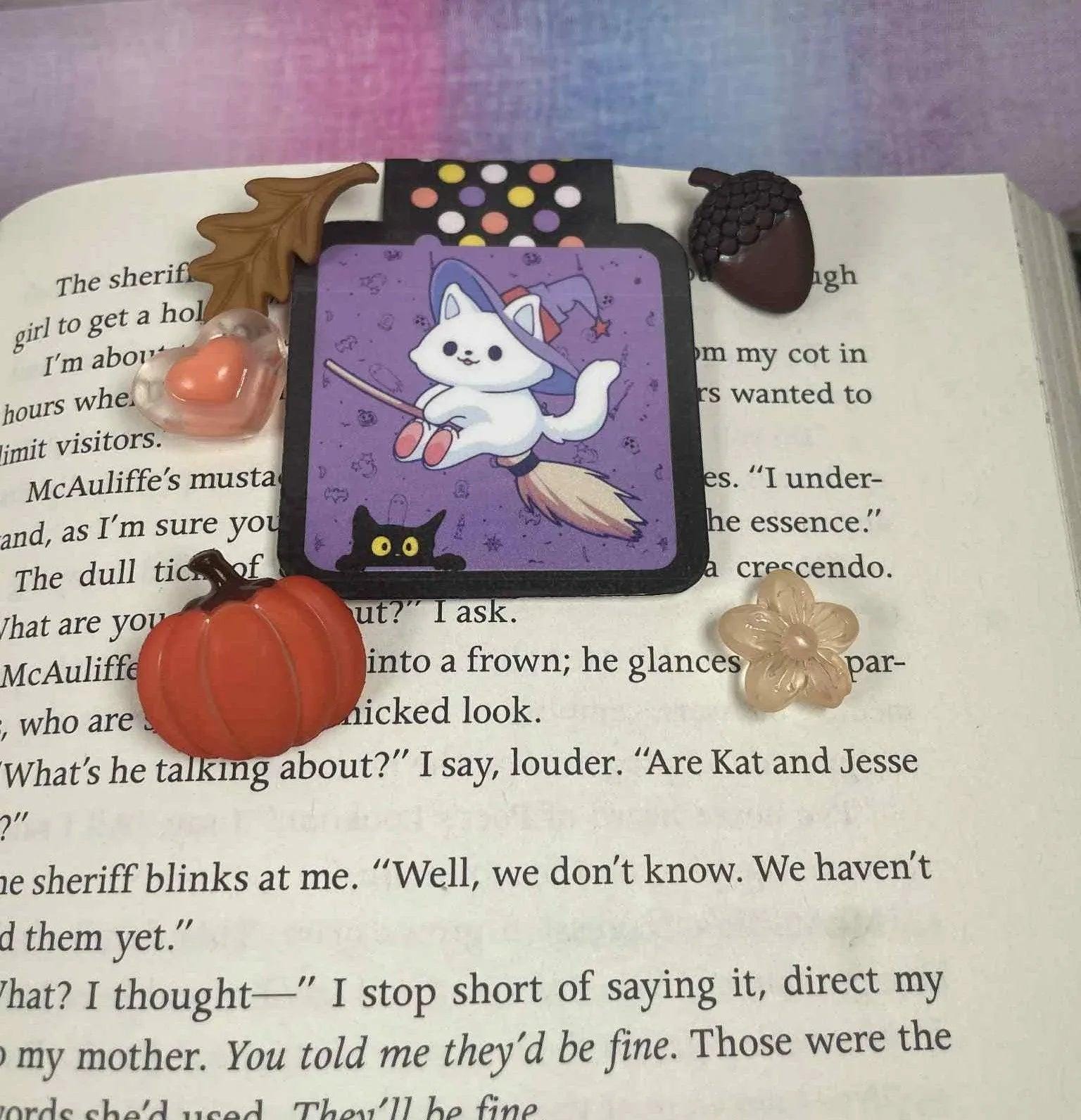 Paws &amp; Potions Magnetic Bookmark - Autumnmist Boutique