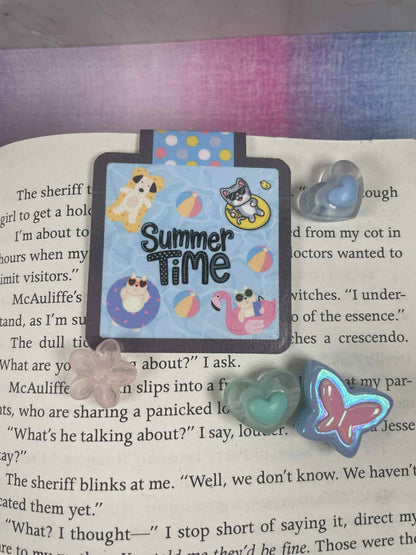 Summer Time Splash Magnetic Bookmark - Autumnmist Boutique