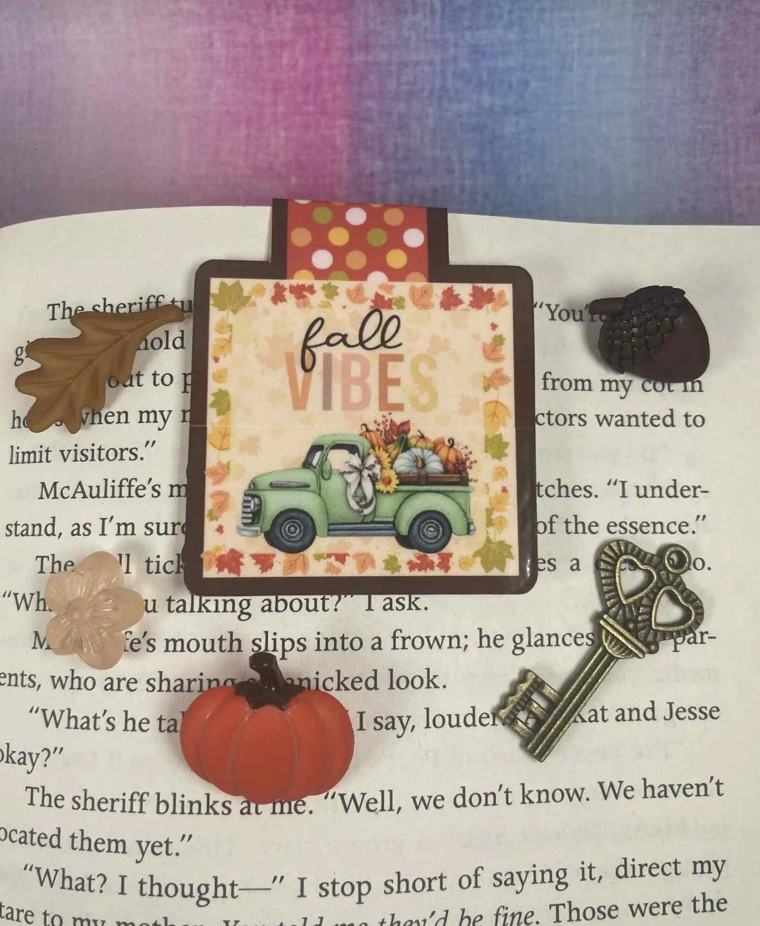 Fall Vibes Magnetic Bookmark - Autumnmist Boutique