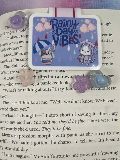 Rainy Day Vibes Magnetic Bookmark - Autumnmist Boutique