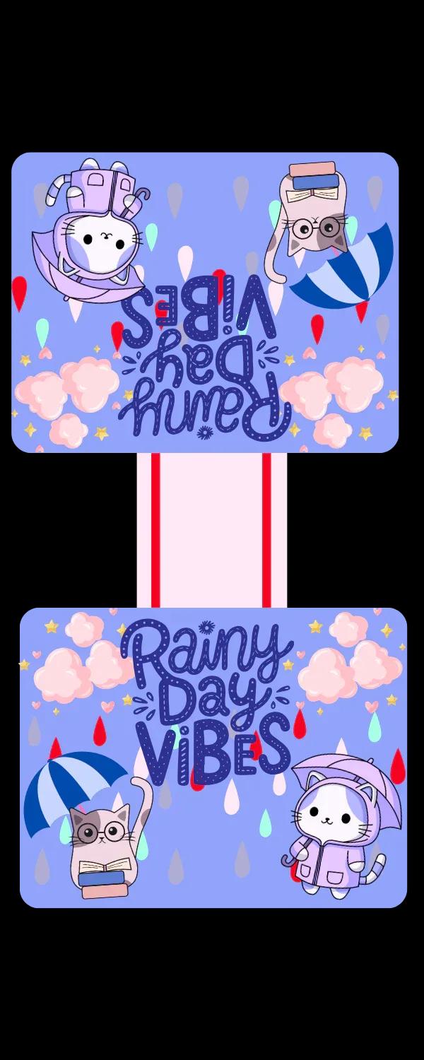 Rainy Day Vibes Magnetic Bookmark - Autumnmist Boutique