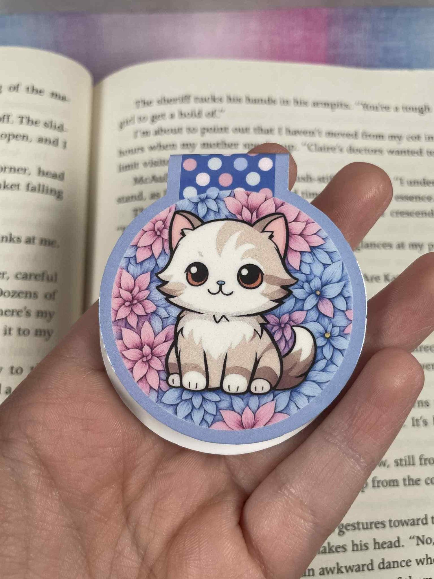 Floral Blossom Magnetic Bookmark - Autumnmist Boutique