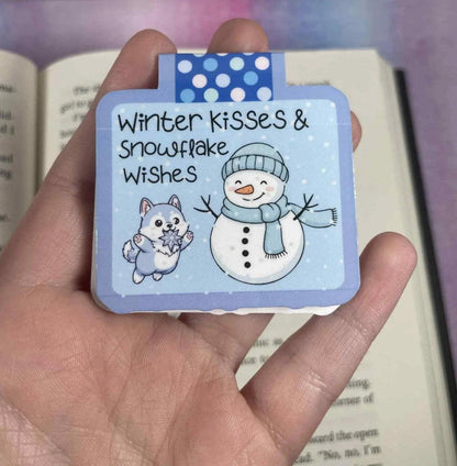 Frosty Friends Magnetic Bookmark - Autumnmist Boutique
