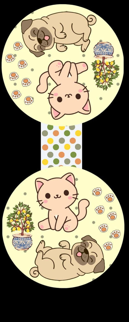 Lemon Friends Magnetic Bookmark Autumnmist Boutique